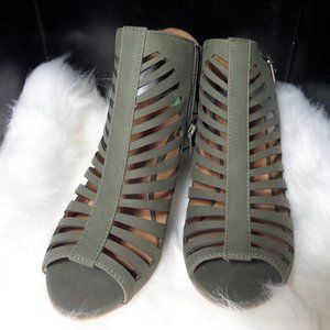 Delicious Peeptoe Ankle Booties